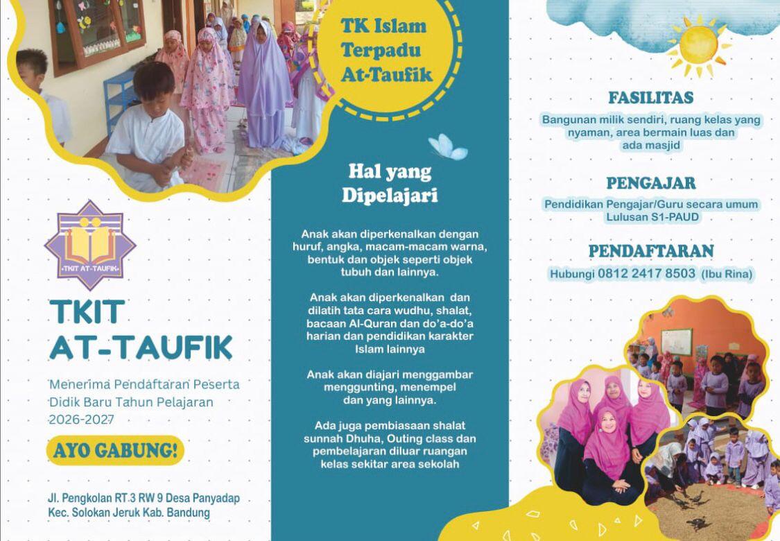 Brosur TK Yayasan Bina Sampurna