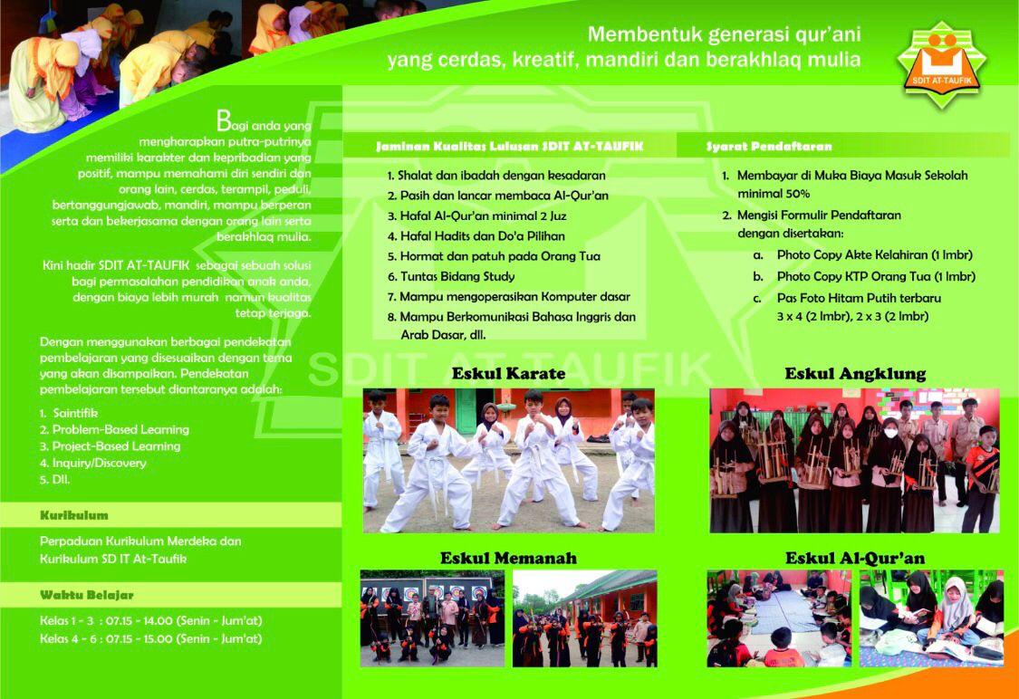 Brosur SD Yayasan Bina Sampurna
